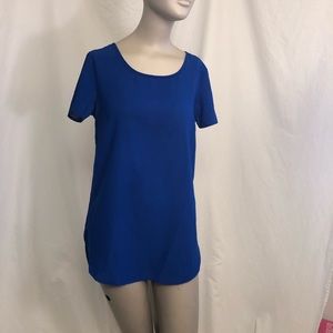 Short sleeved royal blue blouse! Size S